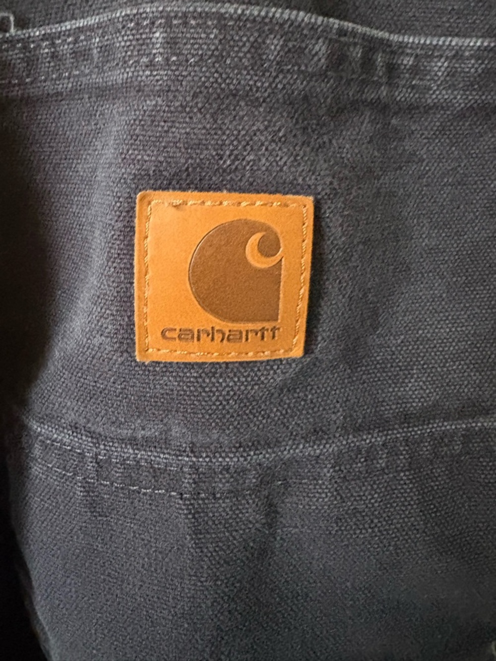 Carhartt Men's Dark Navy Cargo Work Pants - Picture 3 of 5